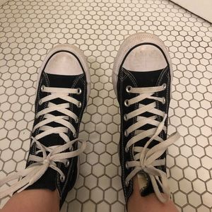 Black High Top Converse